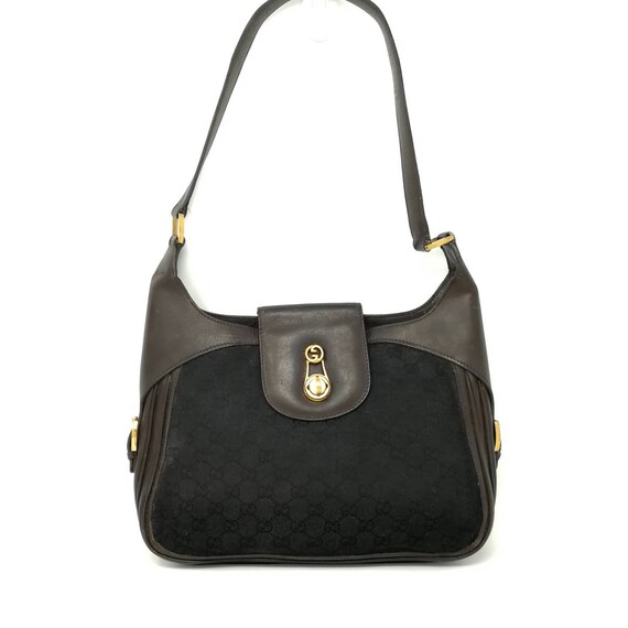 gucci black monogram bag