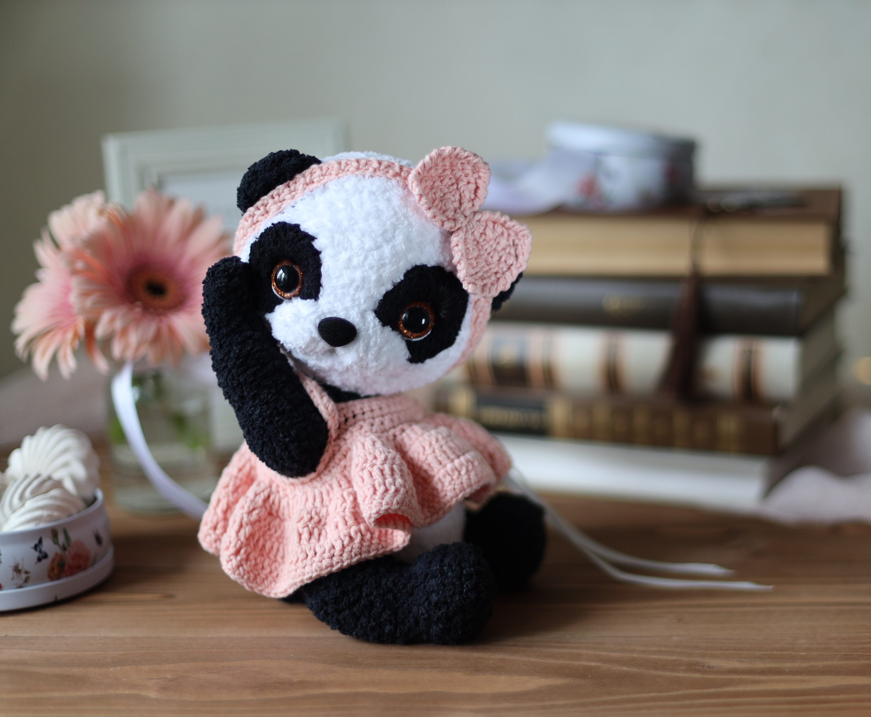 Crochet pattern Panda. Amigurumi panda pattern. how to crochet | Etsy