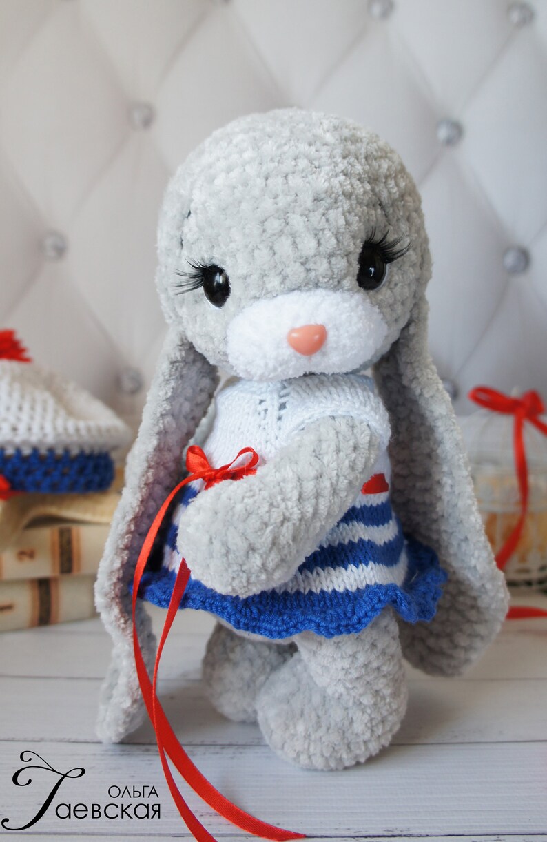 Crochet pattern Bunny toy. soft Bunny amigurumi. cute toy Etsy