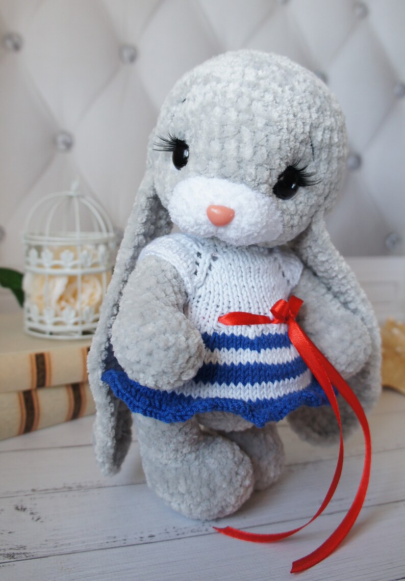 Crochet pattern Bunny toy. soft Bunny amigurumi. cute toy Etsy