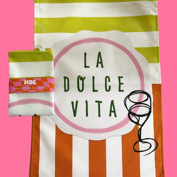 La Dolce Vita Tea Towel