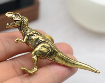 Puxadores de armário de latão maciço de dinossauro, puxadores de gaveta, puxadores de cômoda, puxadores de cozinha, puxadores de armário