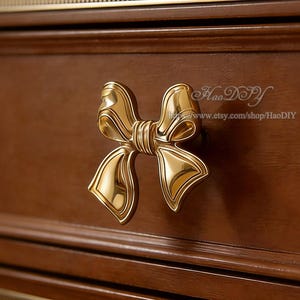 Brass Bow Cabinet Pulls Handle Knobs Unique Dresser Pulls Solid Brass Knobs Pulls Drawer Pulls Brass Wardrobe Knobs Pulls Cabinet Hardware