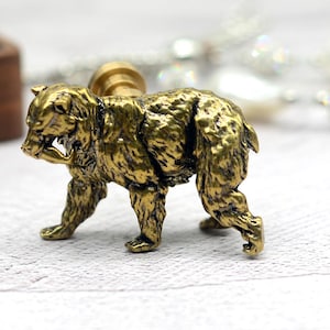 Tiradores de latón macizo con forma de oso de bronce para gabinetes, cajones, tocadores, cocinas, herrajes para gabinetes.