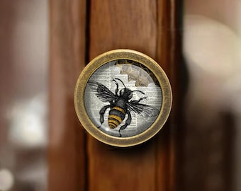 Bijenknoppen Kast dressoir knoppen handgrepen trekt keukenkast wijnkast deurknoppen dressoir handgrepen kastknop meubelknoppen