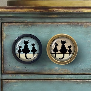 Cat Knobs Cabinet Dresser Knobs Handles Pulls Kitchen Cabinet Wine cabinet Door Knobs Dresser Pulls Handles Cabinet Knobs Furniture Knobs