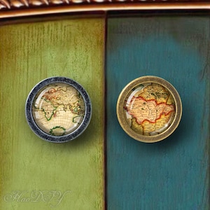 Boutons de carte rétro, boutons de commode, poignées d'armoires de cuisine, armoire à vin, bouton de porte, poignées de commode, bouton de meuble, boutons de meubles
