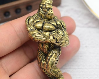 Bronze Gorillas Solid Brass Knob Cabinet Pulls Drawer Knob Dresser Pull Knobs Handles Kitchen Knobs Pulls Cabinet Pull Hardware