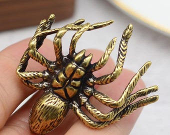 ブロンズスパイダー真鍮ノブキャビネットプル引き出しノブドレッサープルノブハンドルキッチンノブプルキャビネットプルハードウェア