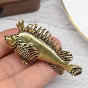 Bronze Cute Fish Solid Brass Knob Cabinet Pulls Drawer Knob Dresser Pull Knobs Handles Kitchen Knobs Pulls Cabinet Pull Hardware
