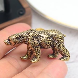 Tiradores de latón con forma de oso de bronce para gabinetes, cajones, tocadores, cocinas, herrajes para gabinetes.