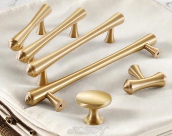 Puxadores de armário de latão de alta qualidade, maçanetas, puxadores de cômoda, puxadores de gaveta de latão maciço, puxadores de guarda-roupa de latão, ferragens para armários