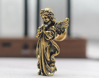 Perilla de latón con forma de ángel para gabinetes, cajones, tocadores, manijas, cocinas, herrajes para gabinetes.