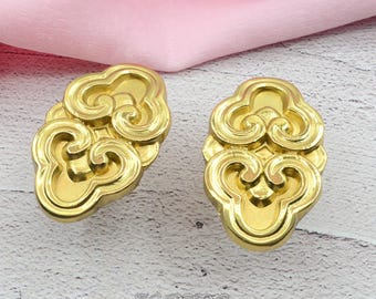 Bouton en laiton massif pour armoire ovale, bouton de tiroir pour commode, bouton de cuisine pour armoire, quincaillerie