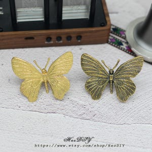 Butterfly Brass Knob Cabinet Pulls Drawer Knob Dresser Pull Knobs Handles Kitchen Knobs Pulls Cabinet Pull Hardware