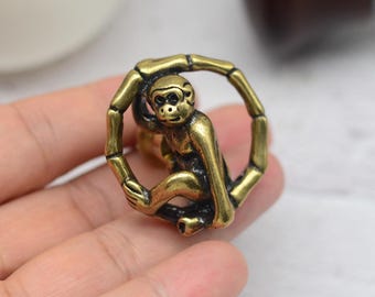 Bronze Monkey Solid Brass Knob Cabinet Pulls Drawer Knob Dresser Pull Knobs Handles Kitchen Knobs Pulls Cabinet Pull Hardware