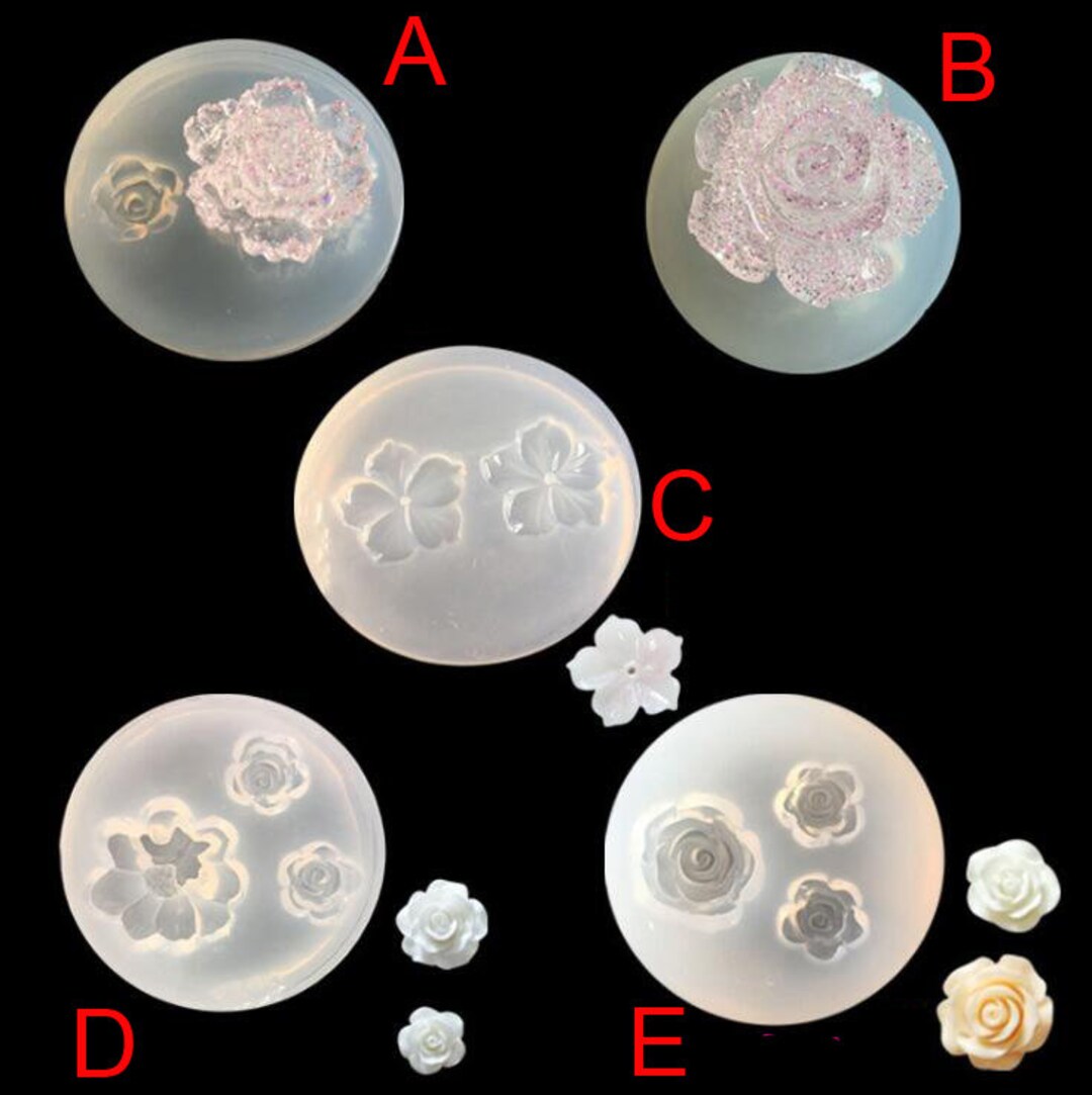 3D Flower Silicon Mold,diy Resin Mold,decoration Silicone Mold,diy Silicone  Mold,resin Art Mold,resin Mould for Jewellery Making GJ196 