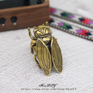 Cute Cicada Brass Knob Cabinet Pulls Drawer Knob Dresser Pull Knobs Handles Kitchen Knobs Pulls Cabinet Pull Hardware