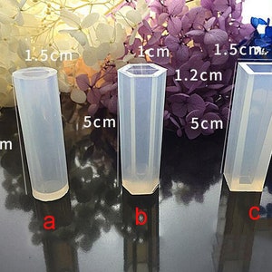 Silicone Mold for Pen Resin Pen Mold Tube Ornaments Resin Clear Mould  Crystal Mold for Jewelry Decoration Craft Resin Art DIY Pen 
