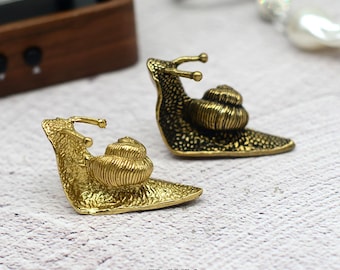 Cute Snail Solid Brass Knob Cabinet Pulls Drawer Knob Dresser Pull Knobs Handles Kitchen Knobs Pulls Cabinet Pull Hardware