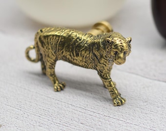 Bronze Tiger Solid Brass Knob Cabinet Pulls Drawer Knob Dresser Pull Knobs Handles Kitchen Knobs Pulls Cabinet Pull Hardware