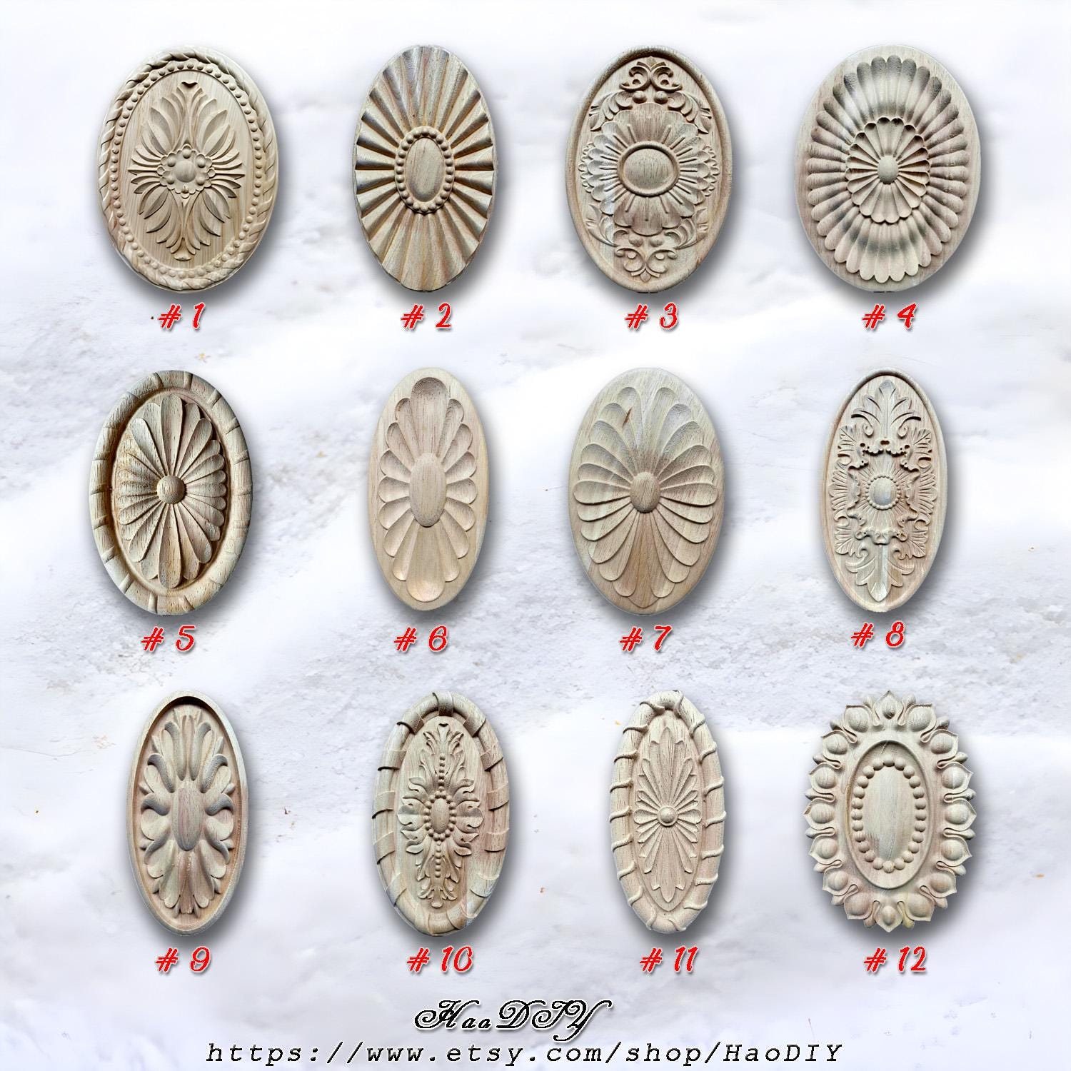 Flower - Laser Cut Out Unfinished Wood Craft Shape FLR17 Flower - Laser Cut Out Unfinished Wood Craft Shape FLR17