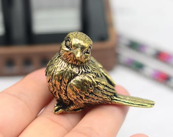 Perilla de latón macizo con forma de pájaro para gabinetes, cajones, tocadores, cocinas, herrajes para gabinetes.