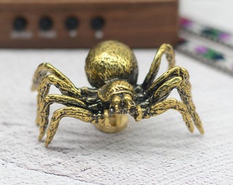 スパイダー真鍮ノブキャビネットプル引き出しノブドレッサープルノブハンドルキッチンノブプルキャビネットプルハードウェア