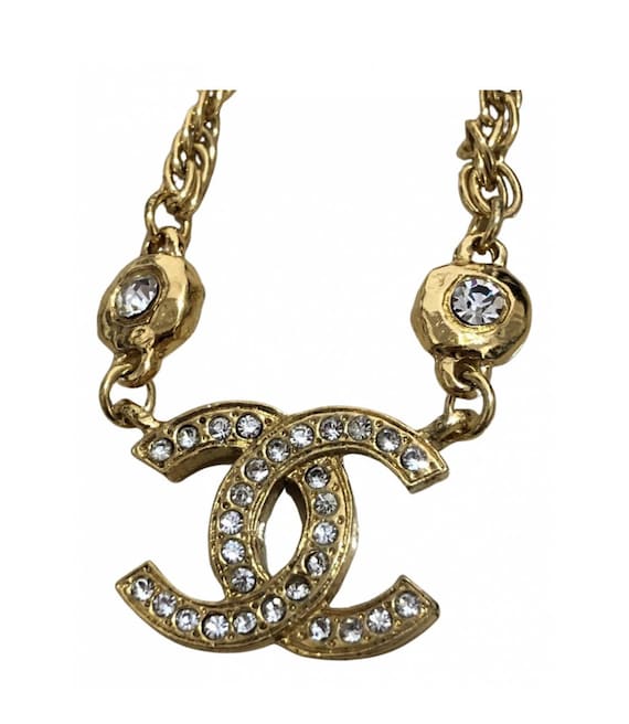 Buy Chanel Vintage Rhinestone Necklace Online in India 