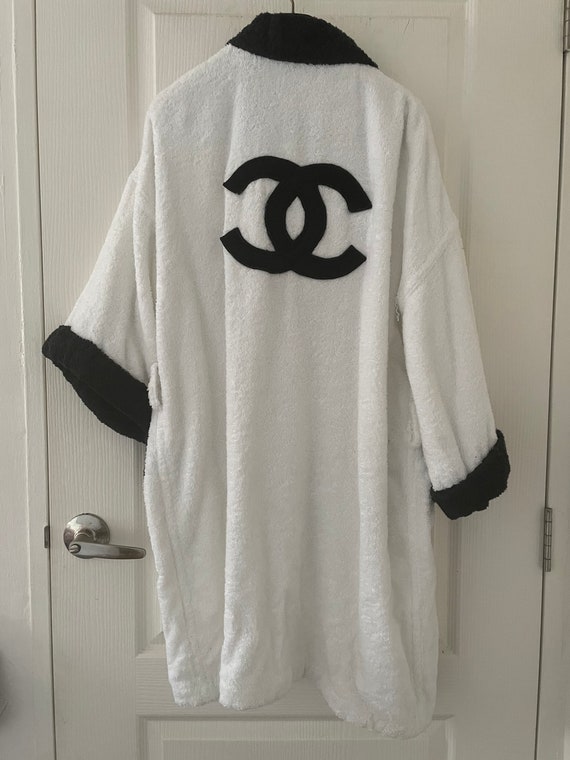 Vintage a Chanel 1993 Terrycloth Bathrobe 