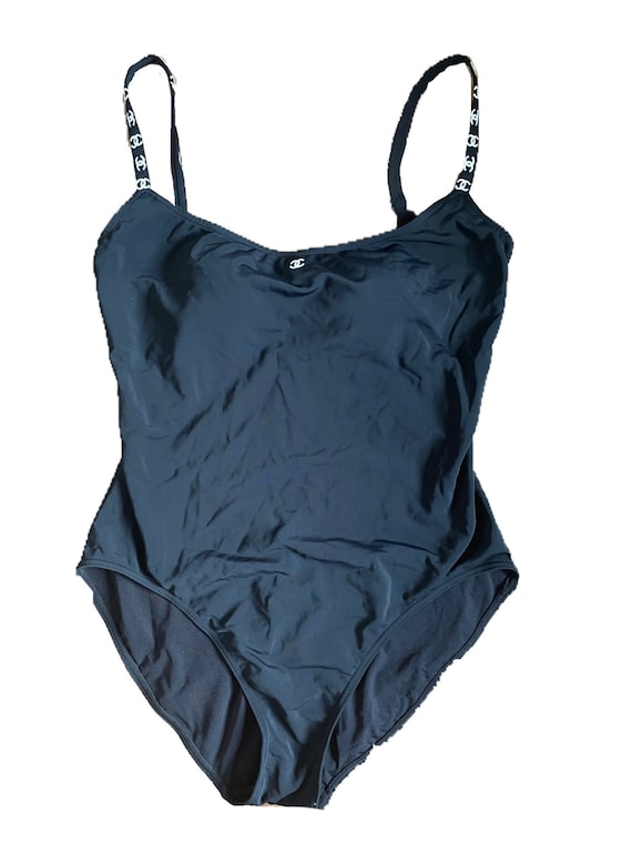 Vintage Chanel Logo Swimsuit/ One-piece - Etsy Vintage Chanel Logo Swimsuit/ One-piece - Etsy