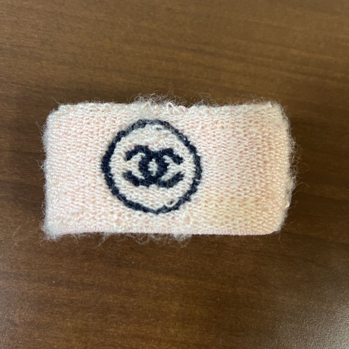 Chanel Pink X Black 02p Coco CC Headband/sweatband - Etsy