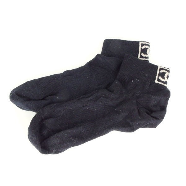 Chanel Sport Line Logo Black Socks - Etsy