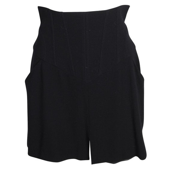 Vintage Chanel S/S 1995 corset front slit skirt