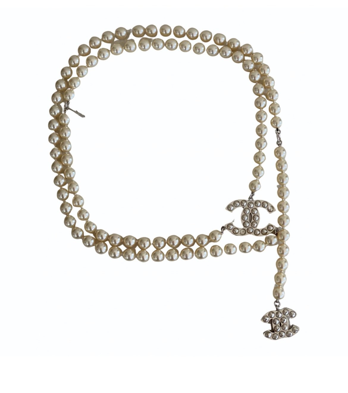 Chanel Belt-Necklace Pearls