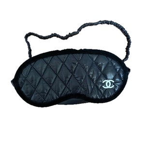 Chanel Quilted Silk Eye Sleeping Mask 