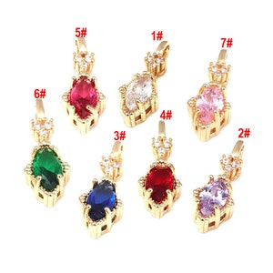 10pcs Crystal Glass Teardrop Pendant Charm,Faceted Frame Glass Connector Charm,Gold plated Gemstone Jewelry Supplies Findings