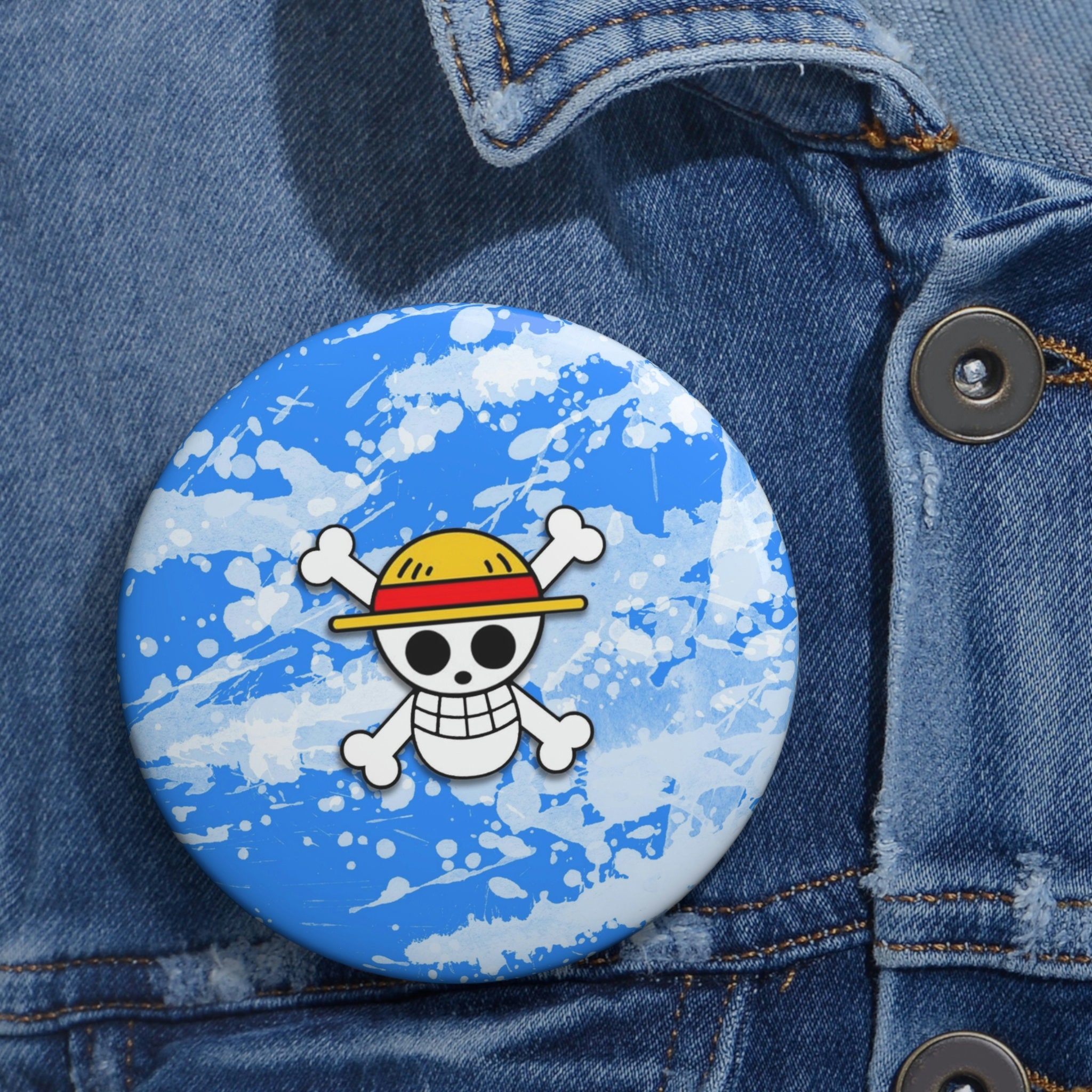 One Piece Straw Hats Anime Pin Buttons — Cappin' Out