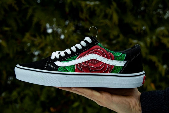 vans with rose on side