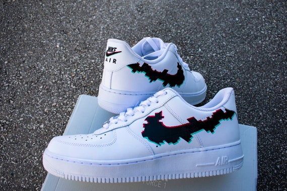 hand painted air force 1s