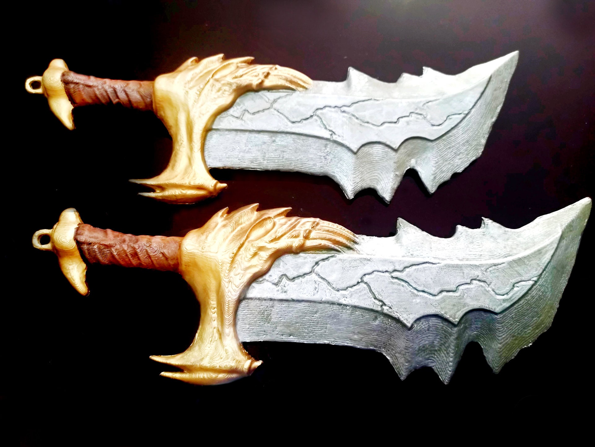 Kratos daggers Blade of Chaos Kratos Cosplay Weapons God Etsy