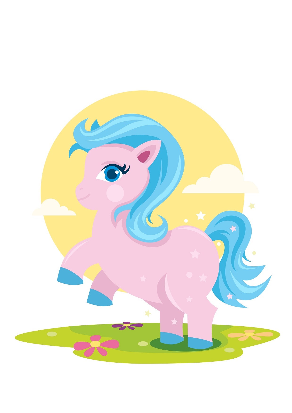 Download Unicorn Wall Art Watercolor Clipart Svg Designs Unicorn Etsy