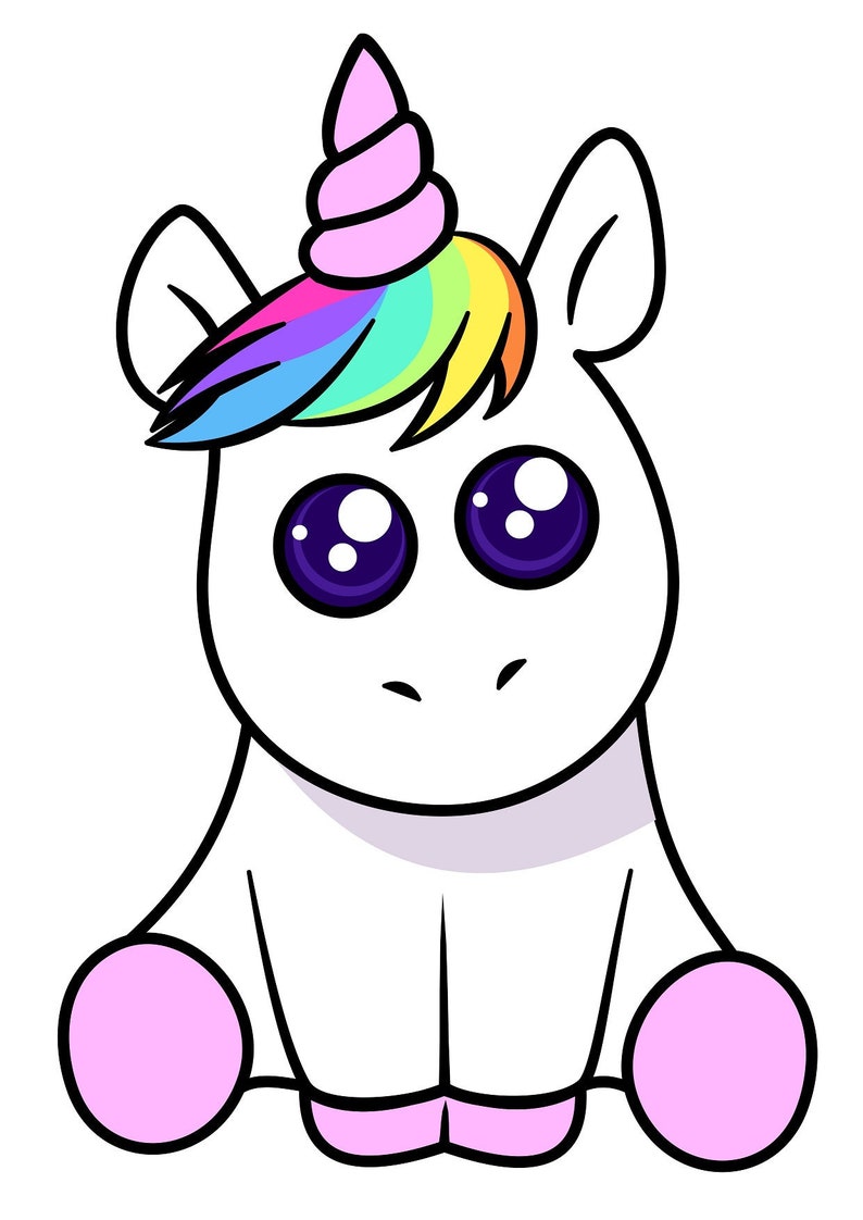 Download Rainbow unicorn Unicorn Print Boy Unicorn svg Unicorn Baby | Etsy