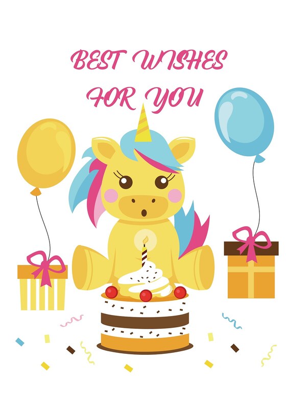 Download First Birthday Cricut Svg Unicorn Party Unicorn Png 1st Etsy