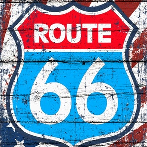 Route 66 Printable Bundle Pack 33 Pcs Digital Download Route 66 Print ...