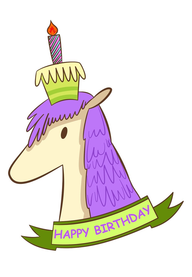 Download Unicorn Birthday Svg Unicorn Gift Birthday Unicorn Svg Etsy Yellowimages Mockups