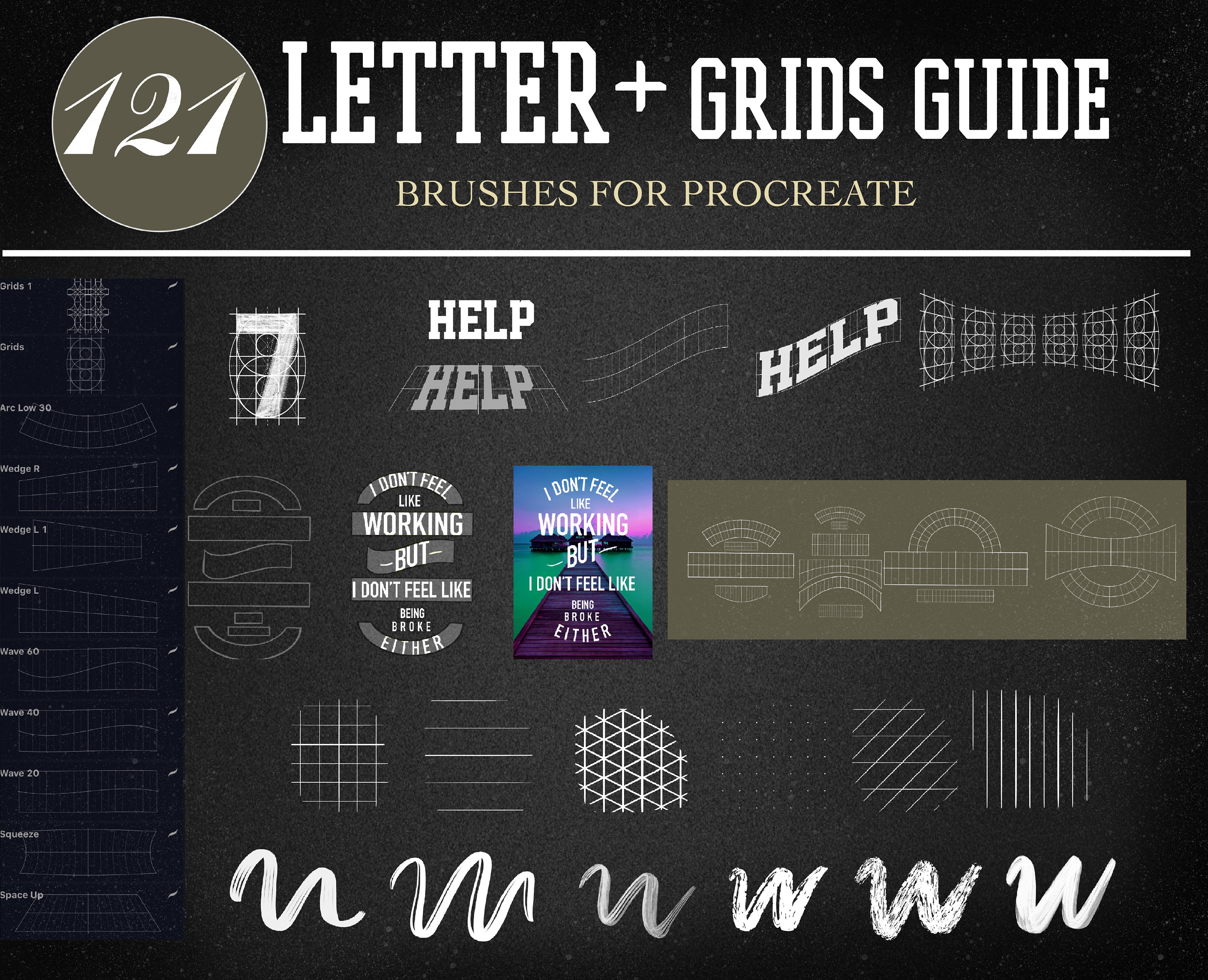 Procreate Lettering Grids Builder Lettering Grid Brushes For Etsy Procreate Lettering Grids Builder Lettering Grid Brushes For Etsy