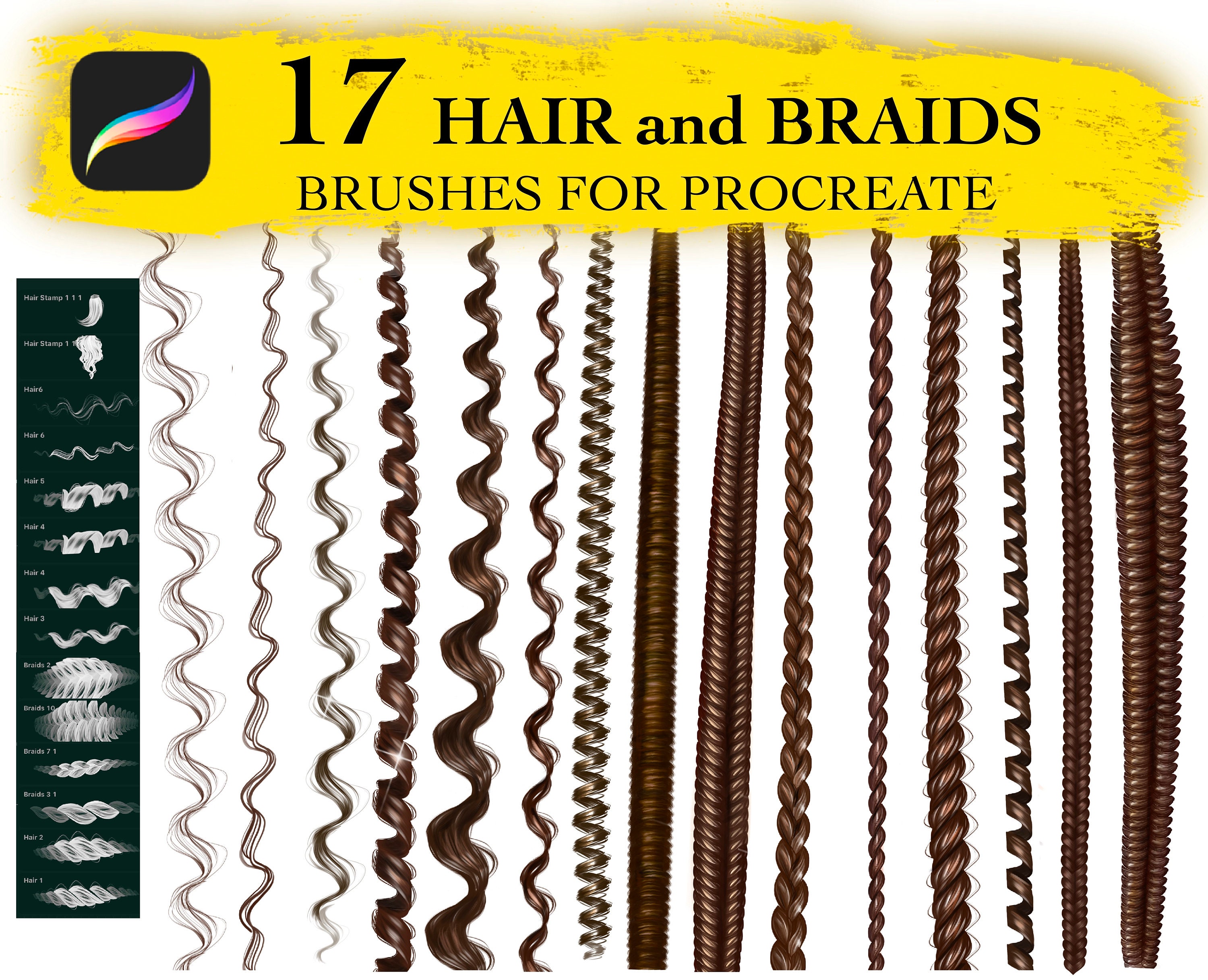 Procreate braid hair brushes free download download winrar 64 bit windows 10 crack