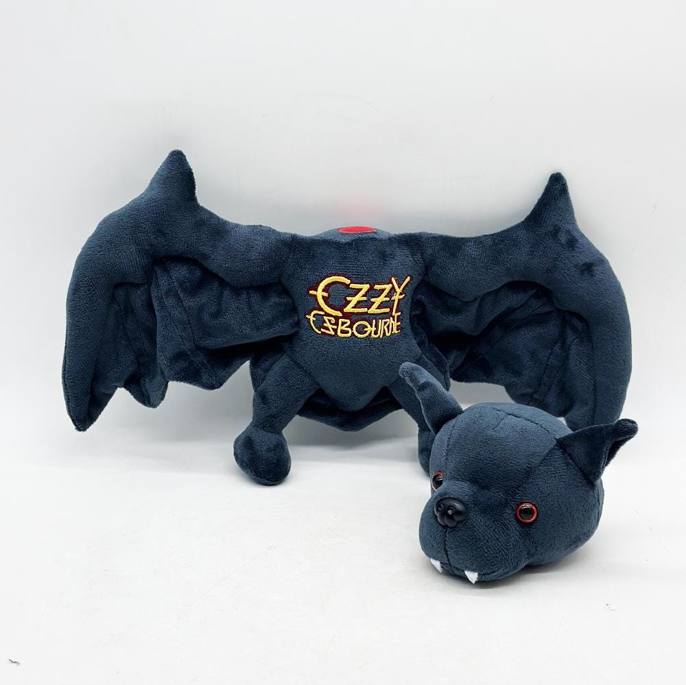 オジーオズボーン PLUSH BATコウモリぬいぐるみ　OZZY 新品未開封 オジーオズボーン コウモリぬいぐるみ Ozzy Osborne plush bat