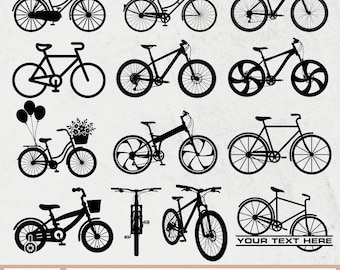 Bicycle SVG, Bicycle Clipart, Bicycle Png, Vintage Bicycle, Bicycle Vector, Bicycle Silhouette, Bicycle Printable, Old Time Bicycle Svg